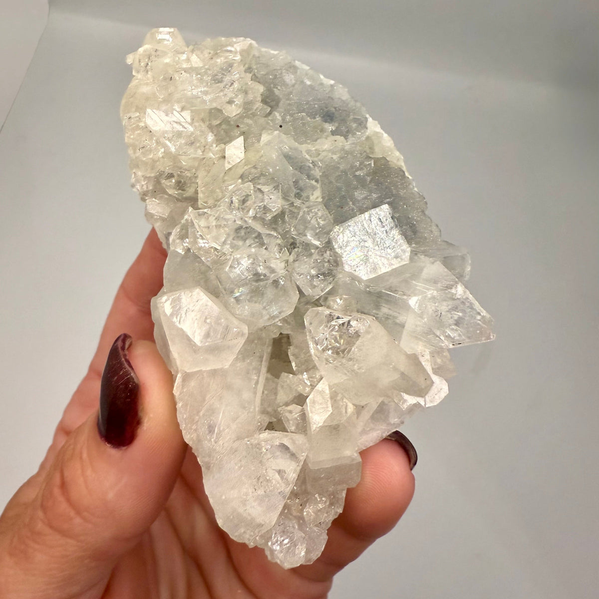 Natural Apophyllite Crystal Clusters 4