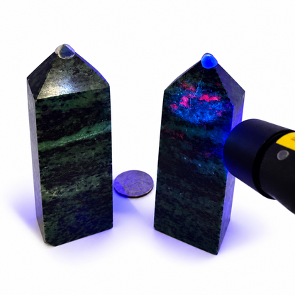 Ruby Zoisite Crystal Tower Point Magick Souls