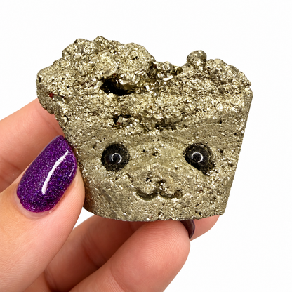 Pyrite Crystal Buddy | Raw Fool's Gold Cluster