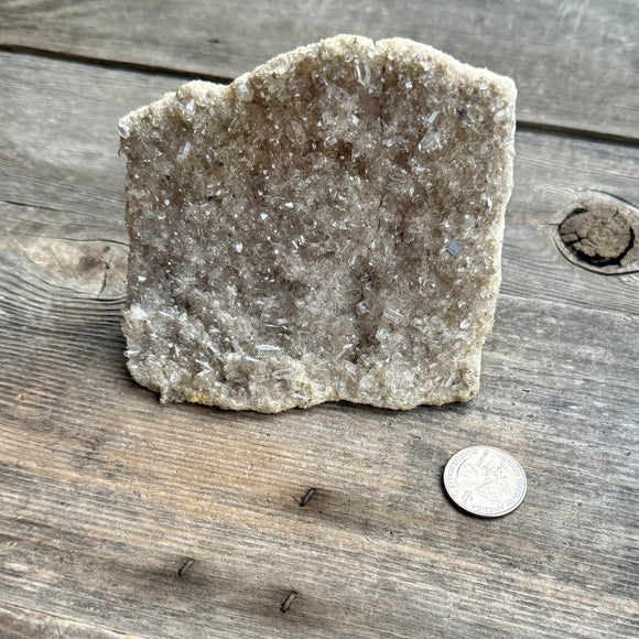 Clear Quartz Cluster Flat Cut Freeform