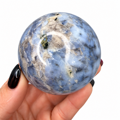 Blue opal sphere 65mm from Madagascar - Magick Souls