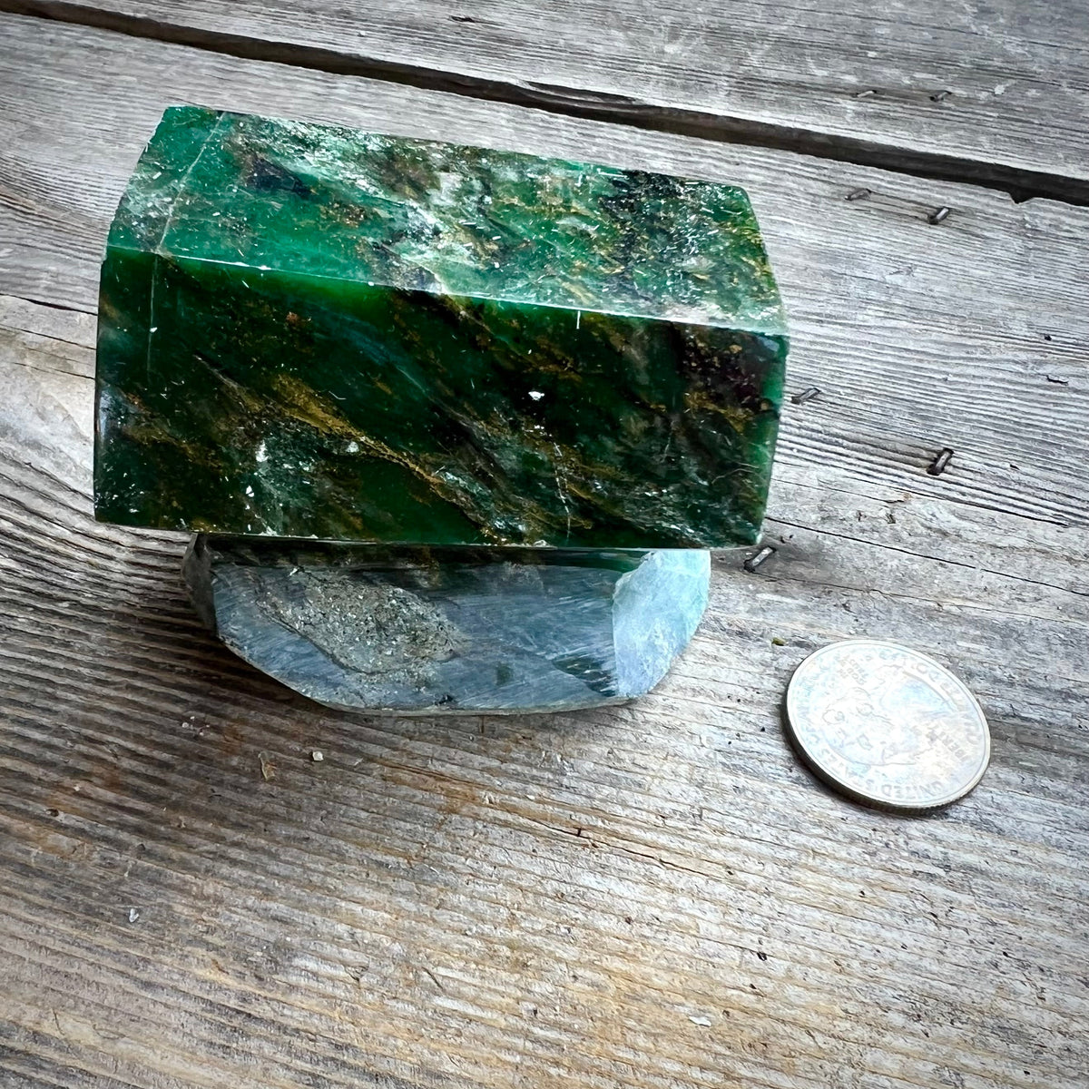 Unique Emerald and Fuchsite Freeform - Magick Souls