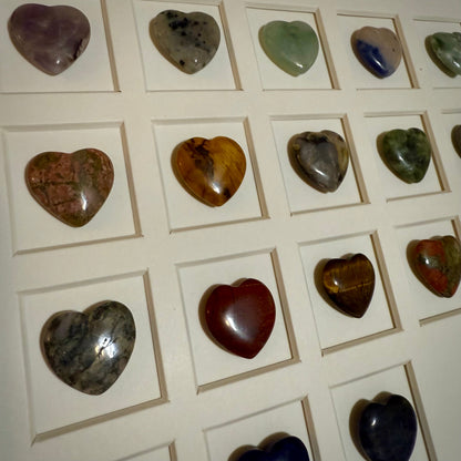 Crystal Heart Collection – Framed Gift Set (12” x 12”)