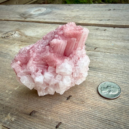 Pink Halite Crystal Cluster – Natural Specimen, One of a Kind