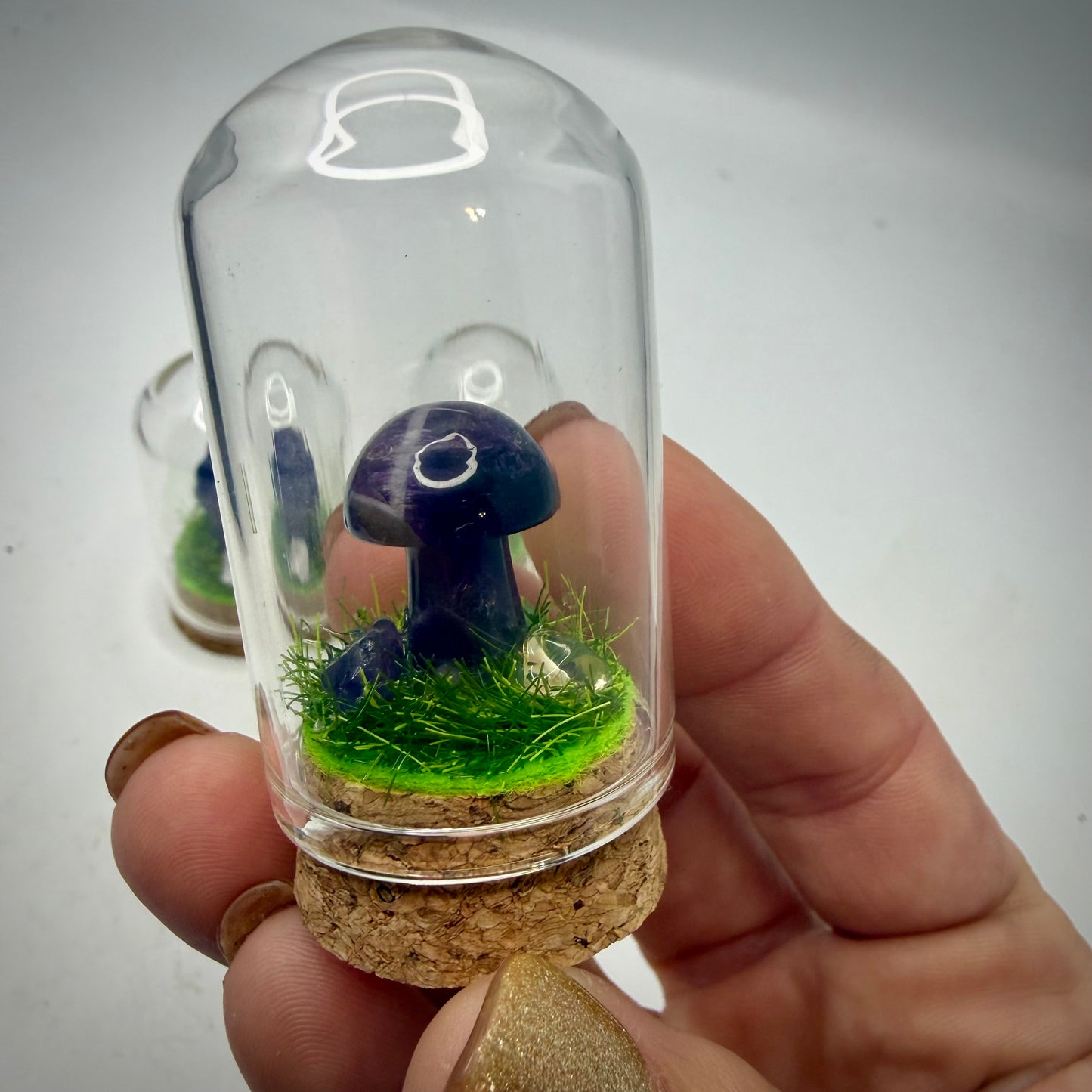Mini Crystal Mushroom Terrarium