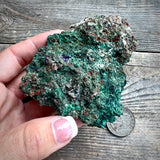 Mexican Malachite and Fluorite UV Mineral Specimen