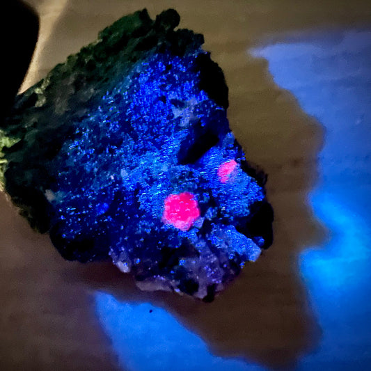 Mexican Malachite and Fluorite UV Mineral Specimen - Magick Souls