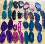 Agate Slice (3 Pcs) (2 3 Inches Long) Size #0 Grade A Oblong Natural Crystal Slab Polished Sliced Agates Escort Place