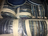 Agate Slice (6 7 Inches Long) Size # 7 Grade A Round Natural Crystal Slab Polished Sliced Agates Tray Plate Slabs