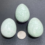 Amazonite Crystal Egg Polished Carving Wholesale Gemstone Decor Home & Living > Home Decor > Home Accents > Rocks &