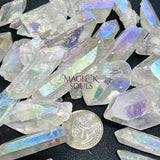Angel Aura Clear Quartz Crystal Rough Raw Points Bulk Wholesale Lot Home & Living > Home Decor > Home Accents > Rocks &
