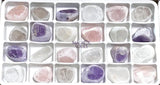 Assorted Crystal Emma Eggs (24 Pcs) Boxed Flat Wholesale Amethyst Rose Smoky Quartz Home & Living > Home Decor > Home