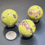 Atlantisite Sphere (Serpentine / Stichtite) Gemstone Decor Carving Supply Home & Living > Home Decor > Home Accents >