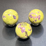 Atlantisite Sphere (Serpentine / Stichtite) Gemstone Decor Carving Supply Home & Living > Home Decor > Home Accents >