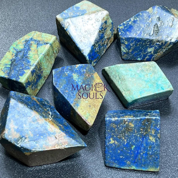 Azurite And Chrysocolla Free form Shapes Carving Wholesale Home & Living > Home Decor > Home Accents > Rocks & Geodes