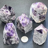 Banded Amethyst Crystal Point Tower Carving Gemstone Home Decor Supply Home & Living > Home Decor > Home Accents >