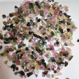 Bicolored Multicolored Tourmaline Crystal Chips (1 LB) Confetti Small Tiny Crystal Gemstones Green Blue Black