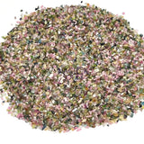 Bicolored Multicolored Tourmaline Crystal Chips (1 LB) Confetti Small Tiny Crystal Gemstones Green Blue Black