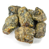 Black Amber Fossilized Tree Resin Mixed Sizes Rough Raw Stones (By The Piece or Pound)(UV Reactive) Wholesale Home &