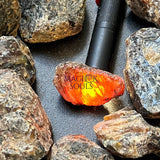 Black Amber Fossilized Tree Resin Mixed Sizes Rough Raw Stones (By The Piece or Pound)(UV Reactive) Wholesale Home &