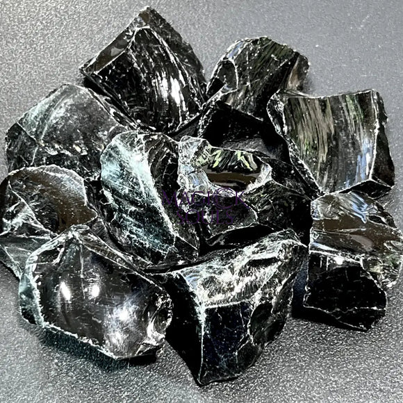 Black Obsidian Rough Raw Crystal Stones (By The Piece or Pound) Wholesale Home & Living > Home Decor > Home Accents >