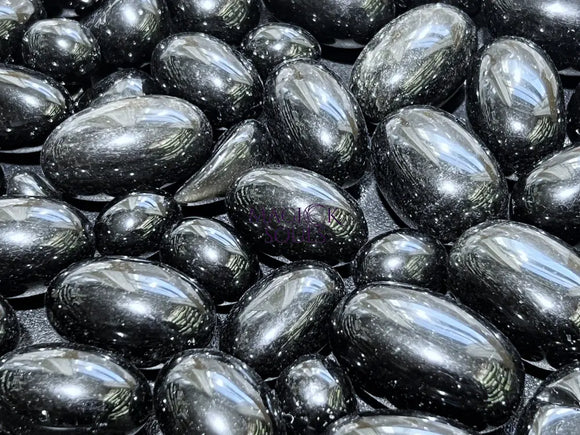 Black Obsidian Tumbled (By The Piece Or Pound) Wholesale Volcanic Glass Home & Living > Home Decor > Home Accents >