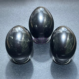 Black Shungite Polished Egg Carving Wholesale Home & Living > Home Decor > Home Accents > Rocks & Geodes