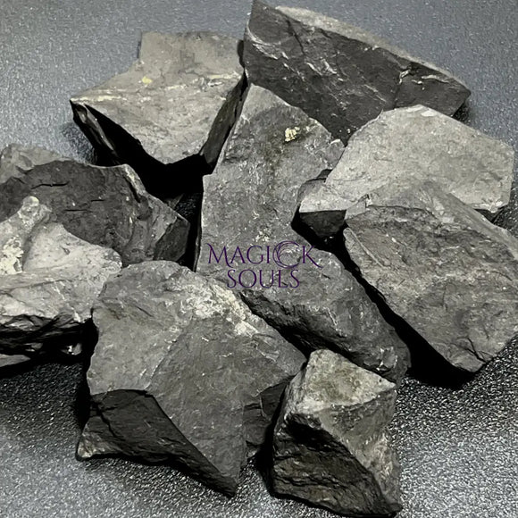 Black Shungite Type 2 Rough Raw Stones (By The Piece or Pound) Wholesale Home & Living > Home Decor > Home Accents >