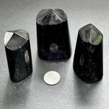 Black Tourmaline Point Tower Carving Gemstone Statue Home Decor Supply Home & Living > Home Decor > Home Accents >