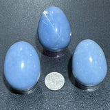 Blue Angelite Crystal Egg Carving Wholesale Home & Living > Home Decor > Home Accents > Rocks & Geodes