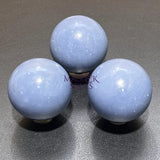 Blue Angelite Crystal Sphere (1.5 Inch) Wholesale Carving Home & Living > Home Decor > Home Accents > Rocks & Geodes