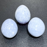Blue Celestite Crystal Egg Polished Carving Wholesale Gemstone Decor Supply Home & Living > Home Decor > Home Accents >