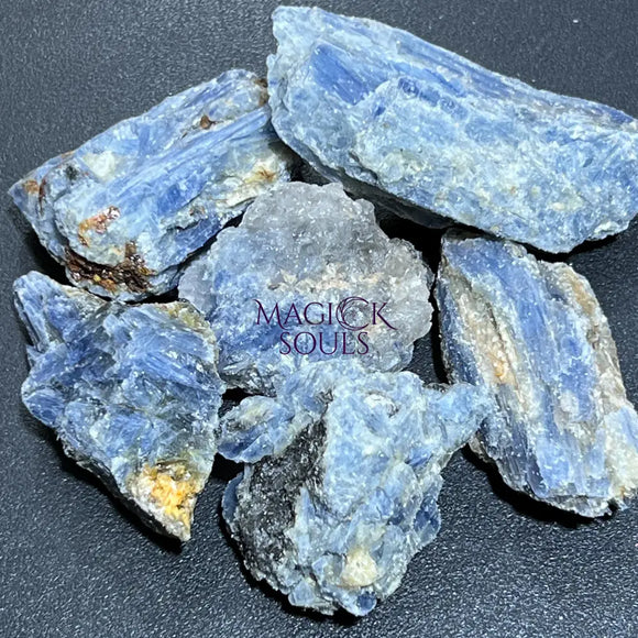 Blue Kyanite Crystals Rough Raw Stones (By The Piece or Pound) Wholesale Home & Living > Home Decor > Home Accents >