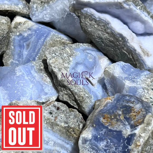 Blue Lace Agate Rough (1 Kilo)(2.2 LBs) Bulk Wholesale Lot Home & Living > Home Decor > Home Accents > Rocks & Geodes
