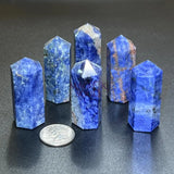 Blue Sodalite Crystal Point Tower Obelisk Carving Wholesale Home & Living > Home Decor > Home Accents > Rocks & Geodes