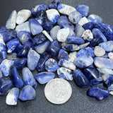 Blue Sodalite Small Tumbled Stones (By The Ounce or Pound) Wholesale Home & Living > Home Decor > Home Accents > Rocks