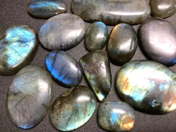 Bulk Wholesale Cabochon Lot 100 Grams (8 to 12 pcs) Labradorite Polished Stones Natural Gemstones Crystals Wholesale