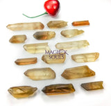Bulk Wholesale Citrine Lot 50 Grams (10 to 15 pcs) Natural Untreated Crystal Points from Congo Rough Raw Healing