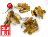 Bulk Wholesale Citrine Lot 50 Grams (10 to 15 pcs) Natural Untreated Crystal Points from Congo Rough Raw Healing