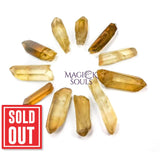 Bulk Wholesale Citrine Lot 50 Grams (10 to 15 pcs) Natural Untreated Crystal Points from Congo Rough Raw Healing