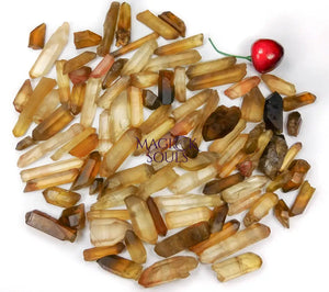 Bulk Wholesale Citrine Lot 50 Grams (10 to 15 pcs) Natural Untreated Crystal Points from Congo Rough Raw Healing