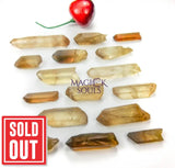 Bulk Wholesale Citrine Lot 50 Grams (10 to 15 pcs) Natural Untreated Crystal Points from Congo Rough Raw Healing