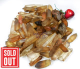 Bulk Wholesale Citrine Lot 50 Grams (10 to 15 pcs) Natural Untreated Crystal Points from Congo Rough Raw Healing
