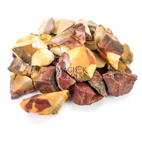 Bulk Wholesale Lot (1 LB) Mookaite Jasper One Pound Raw Stones Wholesale Rough Rocks