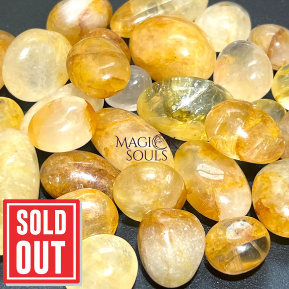 Bulk Wholesale Lot 1 LB Tumbled Golden Healer Quartz One Pound Polished Stones Natural Gemstones Crystals Home & Living