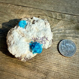 Cavansite on Heulandite Specimen - Magick Souls