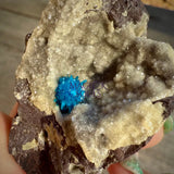 Cavansite on Heulandite Specimen - Magick Souls