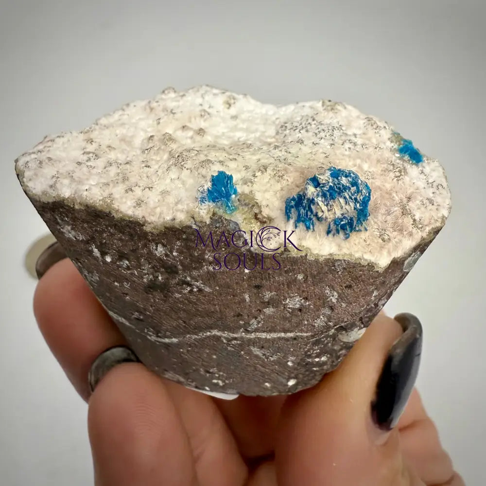 Cavansite – Rare specimens from India 008 Home & Living > Home Decor > Rocks & Geodes