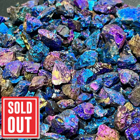 Chalcopyrite Peacock Ore Rough (1 Kilo)(2.2 LBs) Bulk Wholesale Lot Raw Gemstones Home & Living > Home Decor > Home