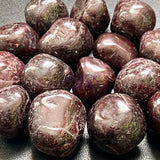 Cherry Garnet Tumbled (3 Pcs) Gemstone Polished Crystal Retail Tumbled Rocks